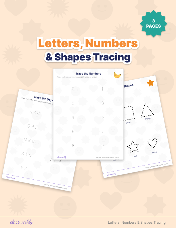 Letters, Numbers & Shapes