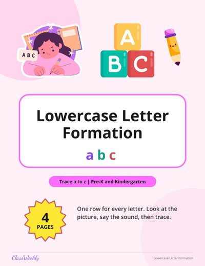 Lowercase Letter Formation