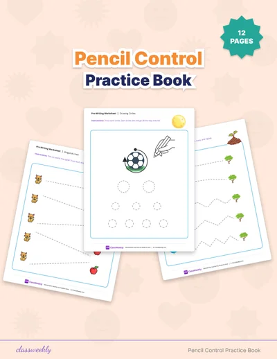 Pencil Control Activity Booklet