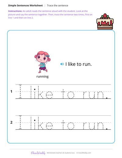 Trace the sentence
