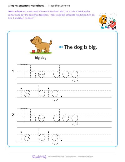 Trace the sentence