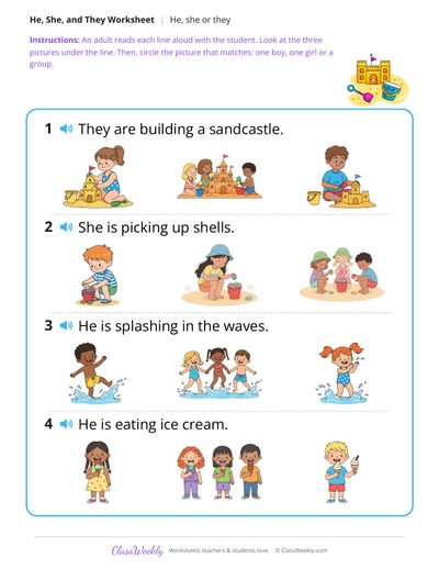 He, she or they