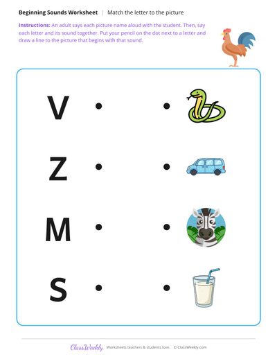 Match the letter to the picture