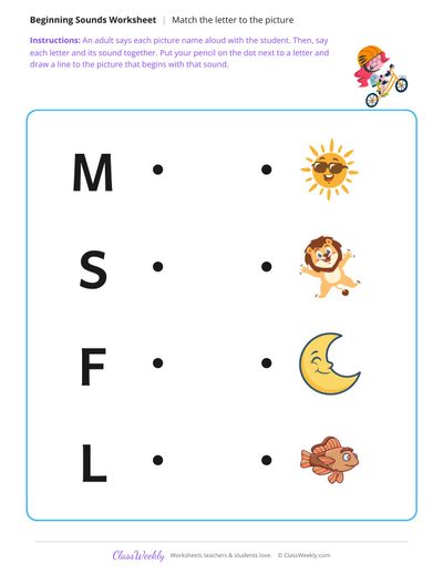 Match the letter to the picture
