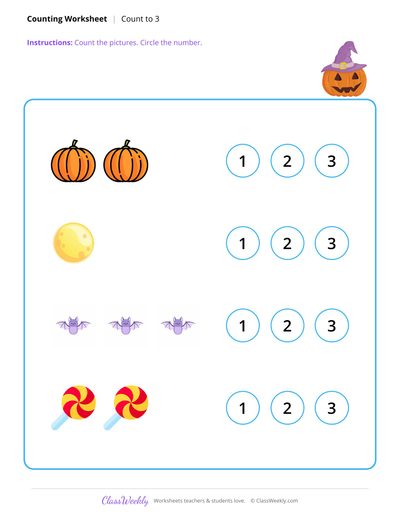 Count to 3 - Halloween