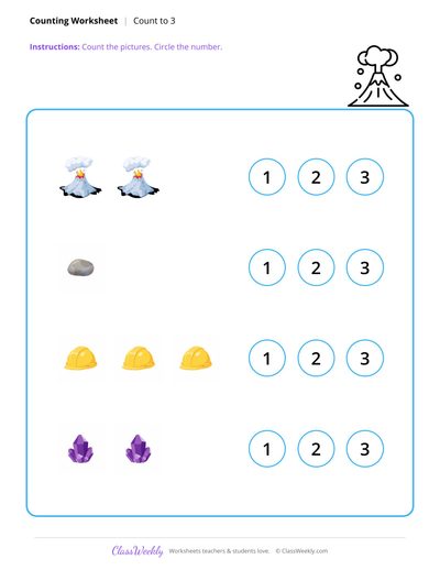 Count to 3 - Volcanoes & Earthquakes