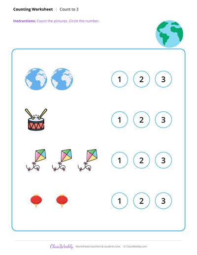 Count to 3 - Diversity & World Cultures