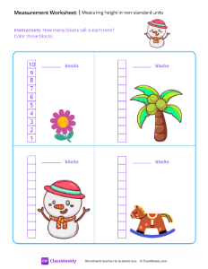 Measuring Height in Non-standard Units