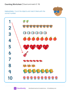 Count and Match (1-10)