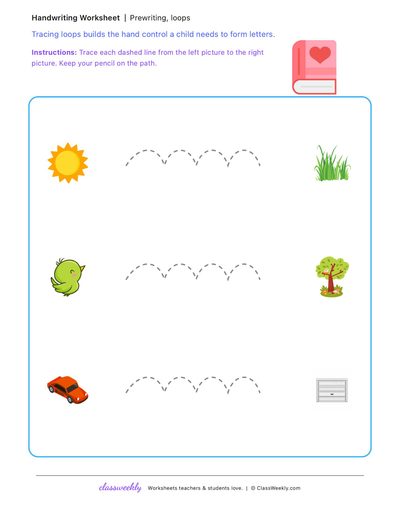 Prewriting strokes