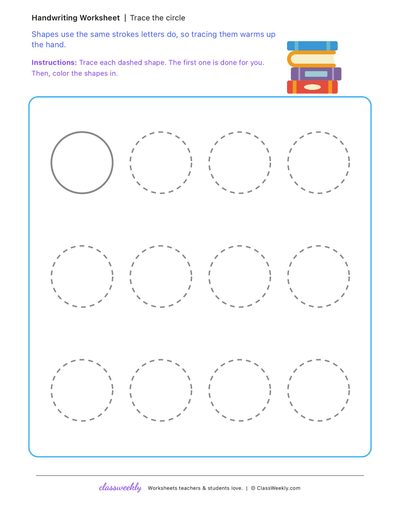 Shape tracing