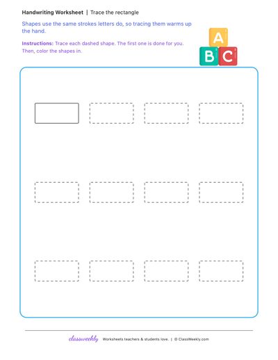 Shape tracing