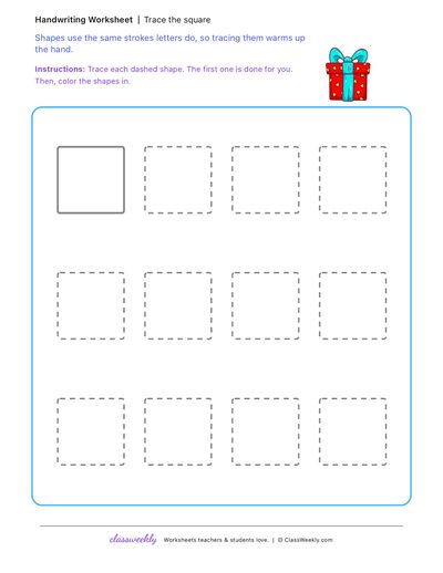 Shape tracing