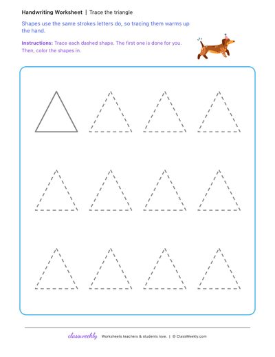 Shape tracing