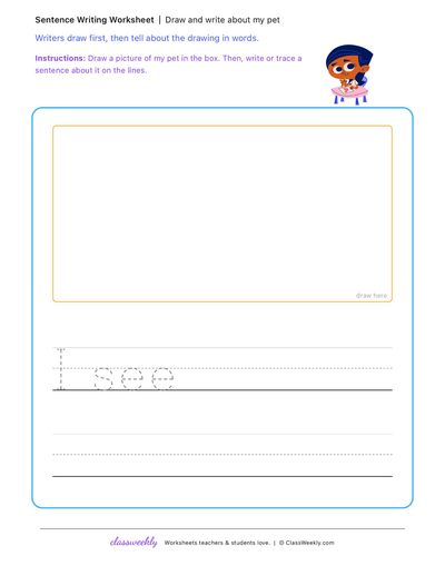 Draw and write