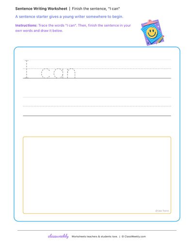 Sentence starters