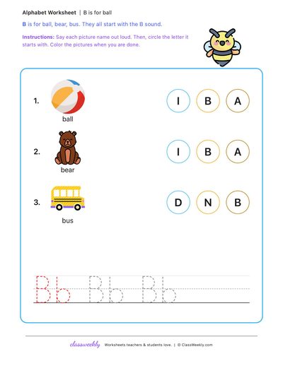 Letter sounds with pictures