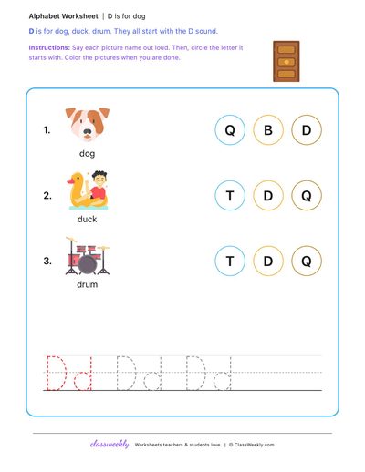 Letter sounds with pictures