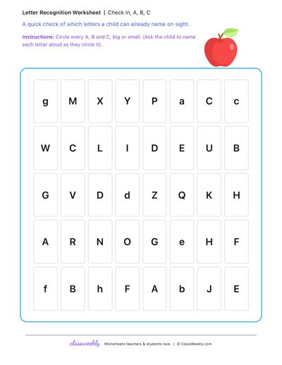 Letter check-in