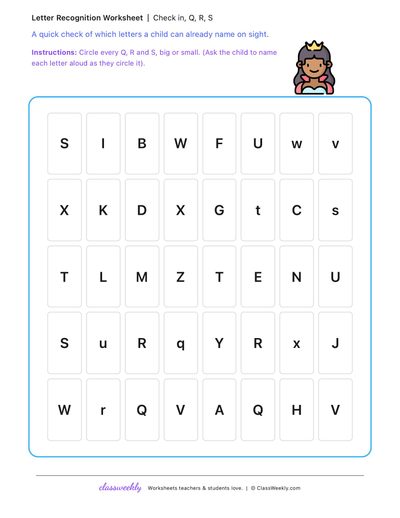 Letter check-in
