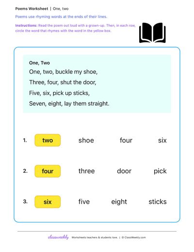 Rhyming poems