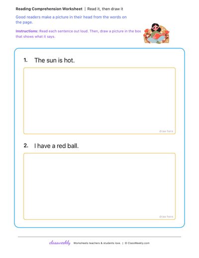 Read it, then draw it