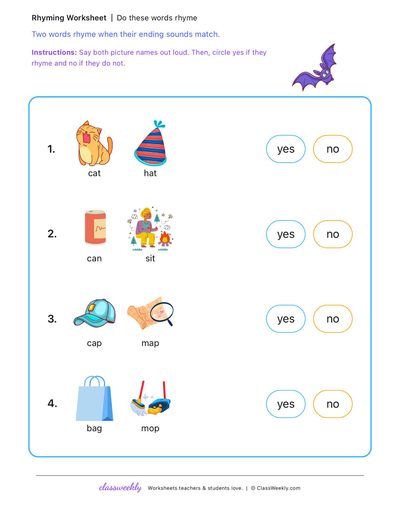 Do these words rhyme
