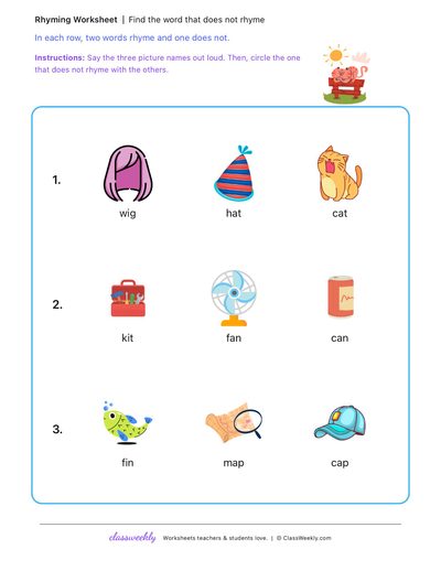 Find the word that does not rhyme
