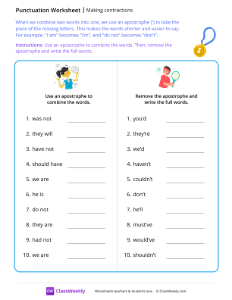 Making contractions