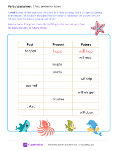 Verb tenses