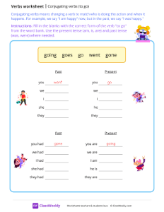 Conjugating verbs