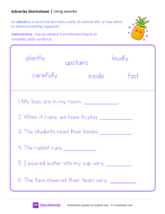 Using Adverbs