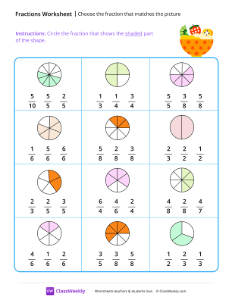 Choose the fraction that matches the picture