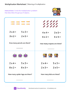 Meaning of multiplication