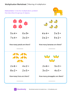 Meaning of multiplication