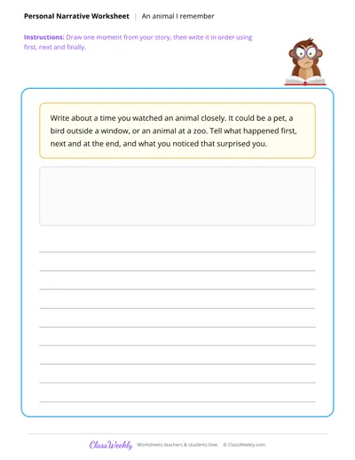 Personal Narrative - An Animal I Remember