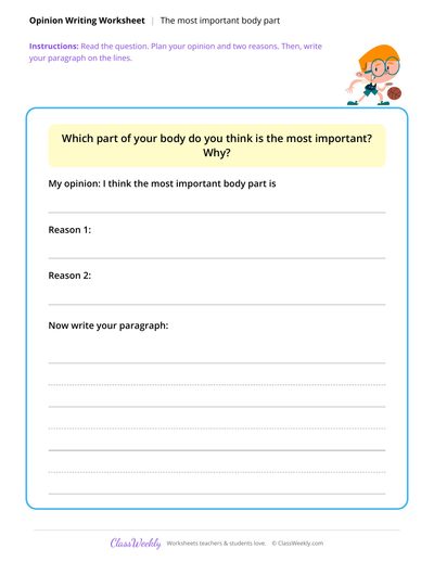Opinion Paragraph - Human Body