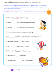 Commonly confused verbs
