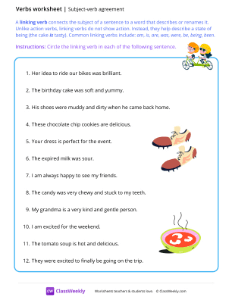 Linking verbs