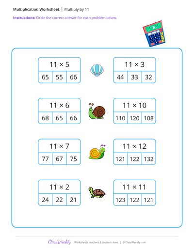 Multiplication Practice