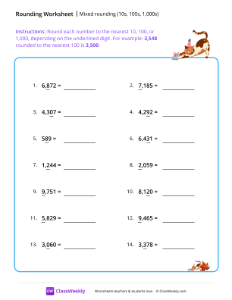 Mixed rounding (10s, 100s, 1,000s)