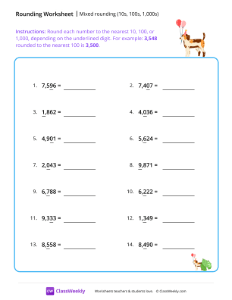 Mixed rounding (10s, 100s, 1,000s)