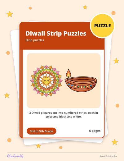 Diwali Strip Puzzles