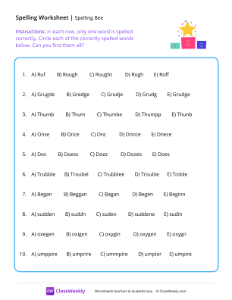 Spelling Bee