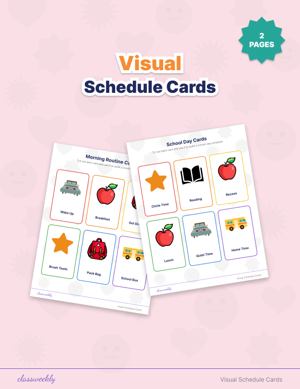 Visual Schedule Cards